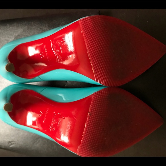 Christian Louboutin  blue 120 so Kate - Picture 4 of 5